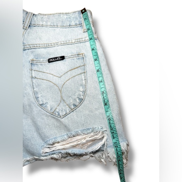 Rolla's Duster High Rise Slim Cut Off Shorts Sz 24 EUC - Picture 7 of 9